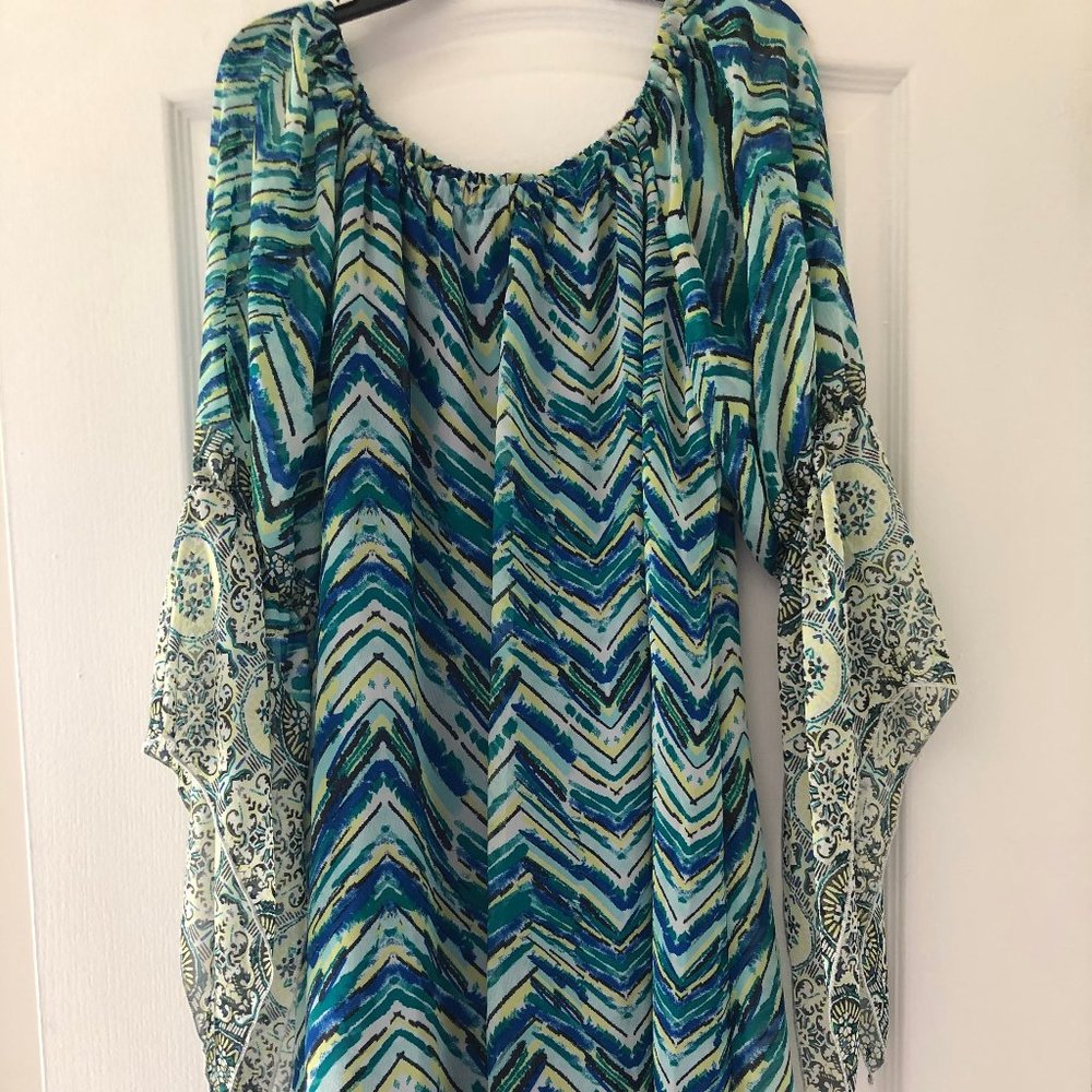 Asymmetrical Sleeve Dress